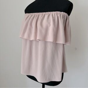 Sz XXS ARITZIA Wilfred Promener Off The Shoulder Blouse in Blush